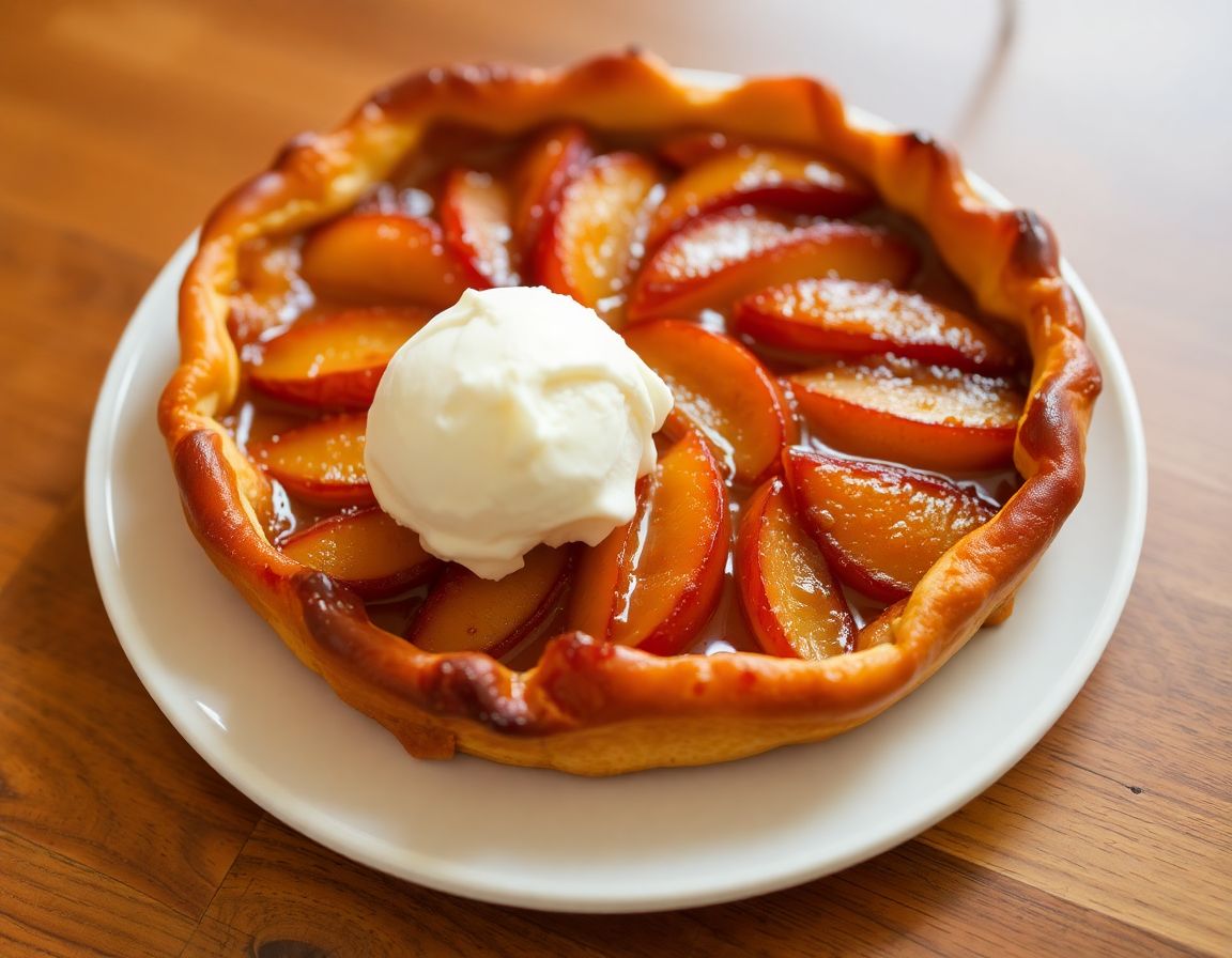 Tarte Tatin, restaurant Le Jardin Doré, Paris 3e arrondissement, Chef Antoine Dubois