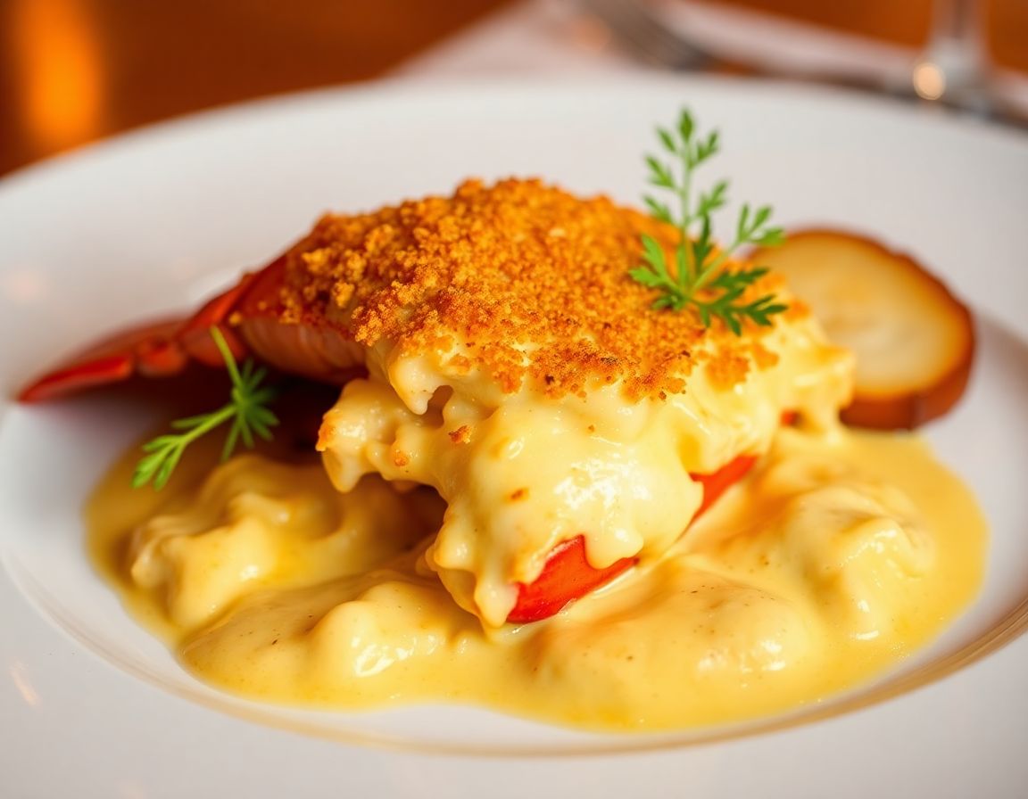 Homard Thermidor, restaurant Le Jardin Doré, Paris 3e arrondissement, Chef Antoine Dubois