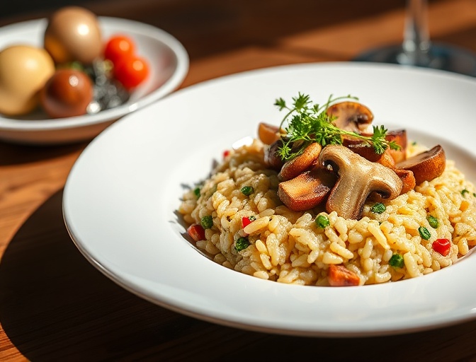 Risotto au butternut, restaurant Le Jardin Doré, Paris 3e arrondissement, Chef Antoine Dubois