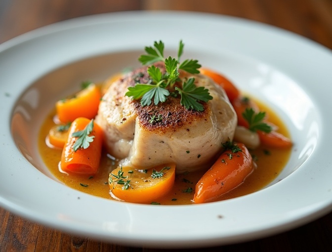 Blanquette de Veau, restaurant Le Jardin Doré, Paris 3e arrondissement, Chef Antoine Dubois
