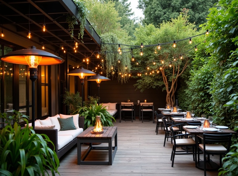 Terrasse extérieure, restaurant Le Jardin Doré, Paris 3e arrondissement, Chef Antoine Dubois