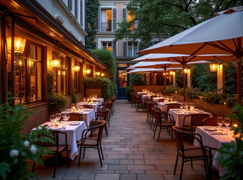 Terrasse rooftop, restaurant Le Jardin Doré, Paris 3e arrondissement, Chef Antoine Dubois
